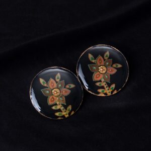 Papīra Podziņauskari ar Ziediem, Melni Papīra podziņauskari ar ziediem, melni