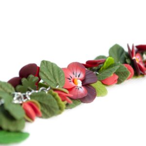 Rotu komplekts - atraitnītes - rokassprādze un auskari