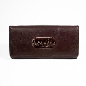 Sieviešu Naudas Maks no Dabīgās Ādas, Latvija, Bordo, 9.5 x 19 cm Sieviešu naudas maks no dabīgās Ādas, latvija, bordo, 9.5 x 19 cm