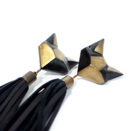 Skaru Auskari – Kaķi, Divkrāsu, Zelta Skaru auskari – kaķi, divkrāsu, zelta