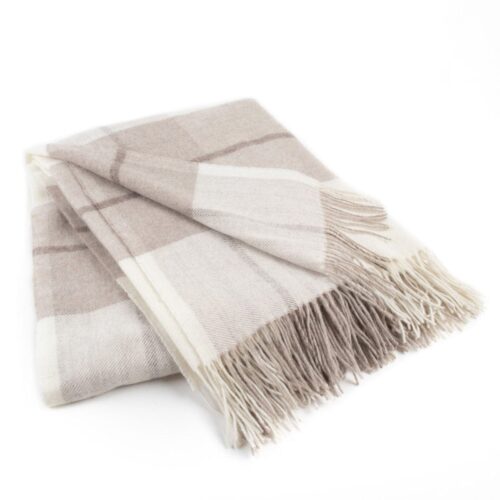 Vilnas pleds ar rakstu, daudzkrāsu, 140x200 cm