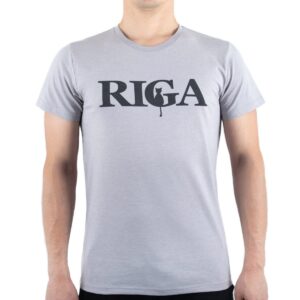 Vīriešu t-krekls "riga" ar melnu kaķi