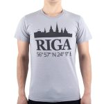 Vīriešu T-krekls "RIGA" un Koordinātas