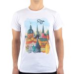 Unisex T-krekls “Riga”, Vecrigas Motīvs, Krāsaina Sublimācija