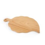 Virtuves Dēlītis Lapas Formā, Dižskābarža Koks, 40x25 cm