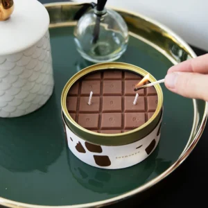 Aromatizēta svece konservu bundžā, Šokolādes tāfelīte