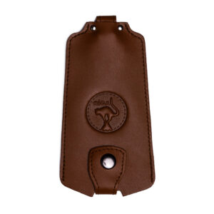 Atslēgu turētājs no dabīgās Ādas, rīgas melnais kaķis, gaiši brūns