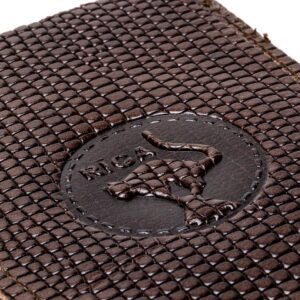 E-talona Maciņš no Dabīgās Ādas, Rīgas Melnais Kaķis, Tumši Brūns, 7 x 10 cm E-talona maciņš no dabīgās Ādas, rīgas melnais kaķis, tumši brūns, 7 x 10 cm