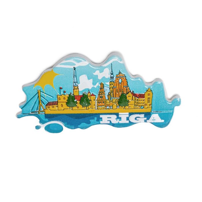 Magnēts, pilsētas tematika, rīga