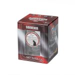 Stikla Glāzīte Suvenīrs ar Metāla Emblēmu, RĪGA, 60 ml