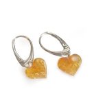 Dzintara Auskari Sirsniņas, Gaiši Dzeltenas