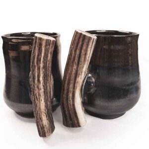 Keramikas kauss ar raga rokturi, tumši zils, 0.5l