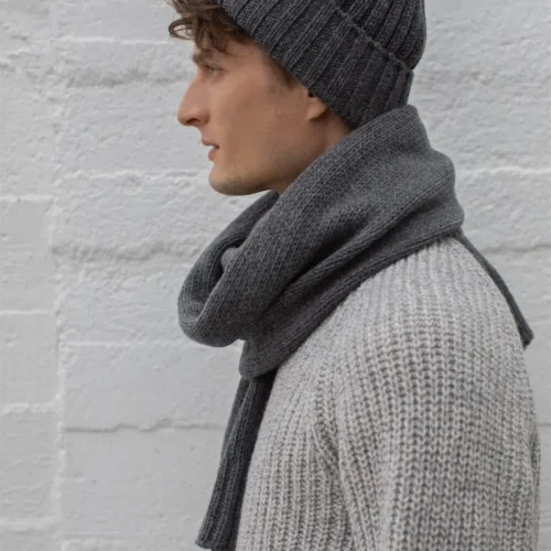 Adīta vīriešu vilnas cepure