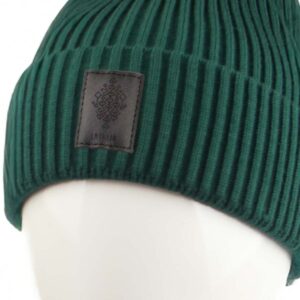 Cepure un Šalle ar dzīvības koka un latvijas zīmi, zaļa