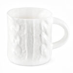 Porcelāna Krūze ar Adījuma Tekstūru, 400ml