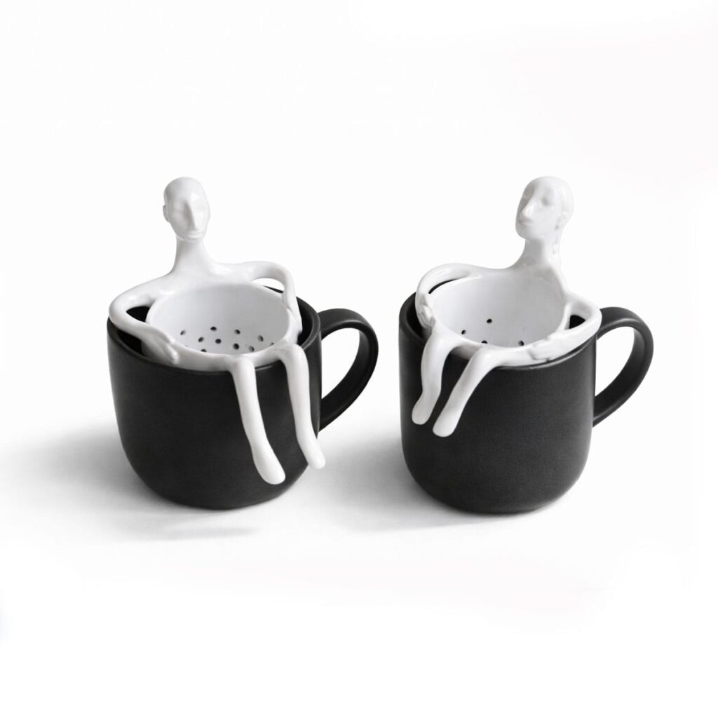 Porcelāna tējas sietiņš, viņš/viņa