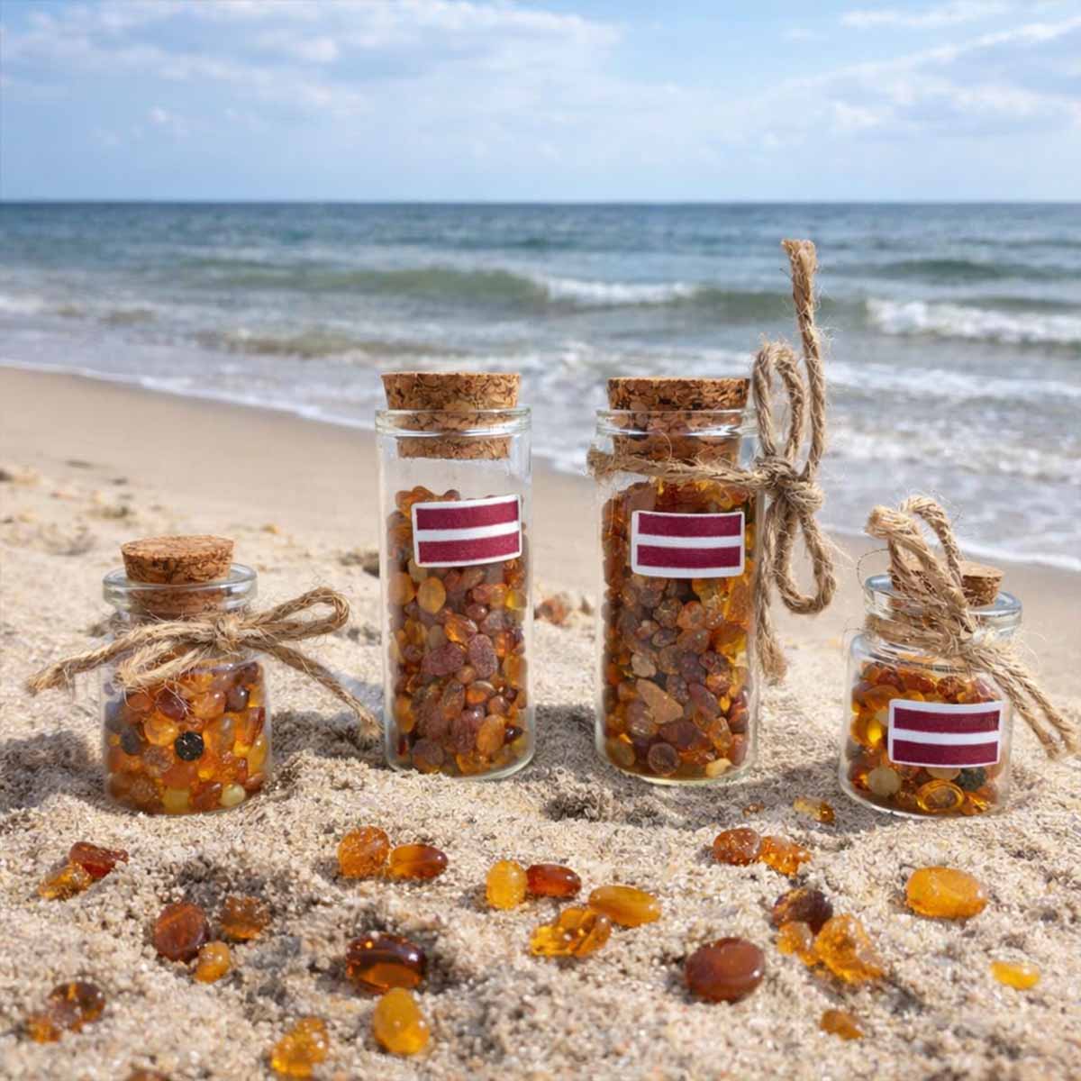 suvenīri no Latvijas dzintars Baltijas jūrā