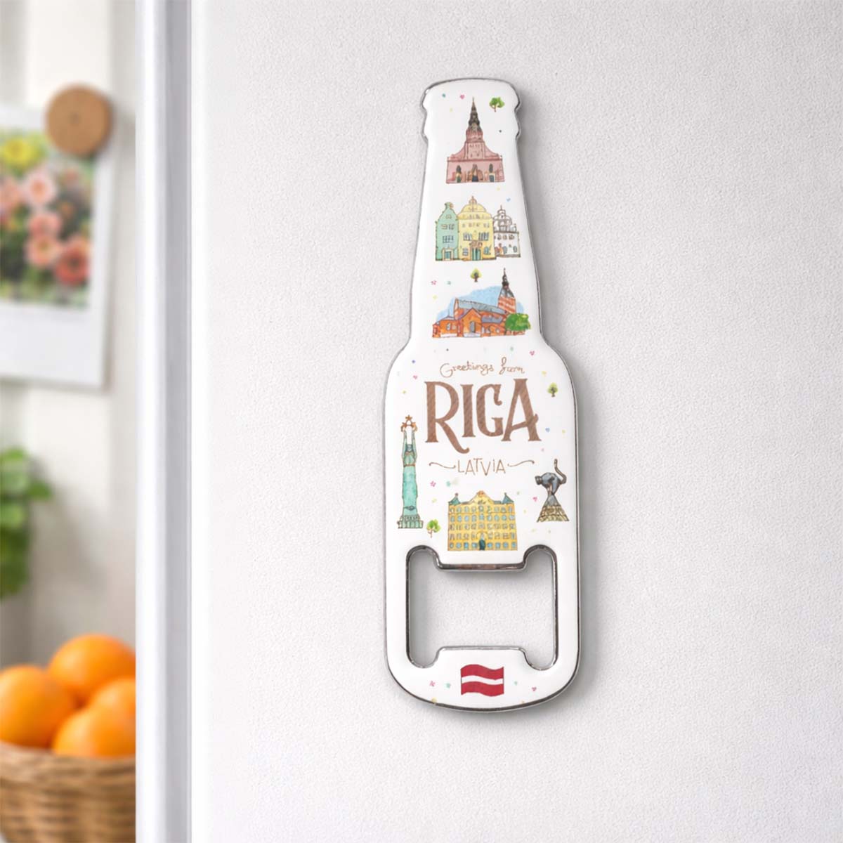 Metāla pudeļu attaisāmais – magnēts, vecrīga