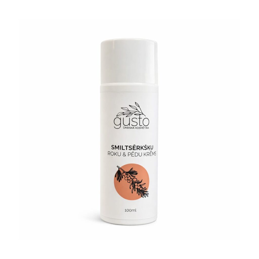 Gusto smiltsērkšķu roku un pēdu  krēms, 100 ml