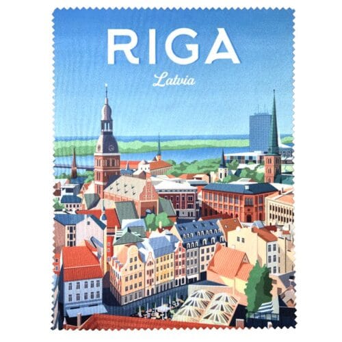 Briļļu tīrāmā lupatiņa "rīgas panorāma"
