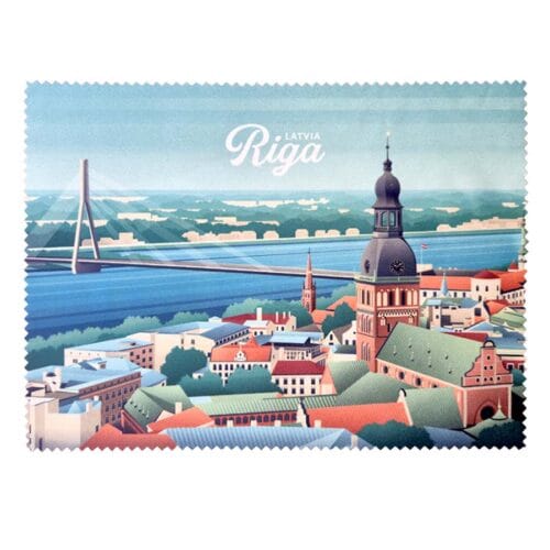 Briļļu tīrāmā lupatiņa "vecrīga"