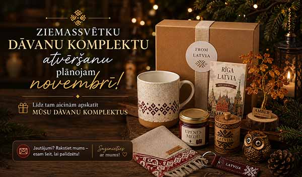 Ziemassvētku dāvanu komplekti — atvēršana plānota novembrī