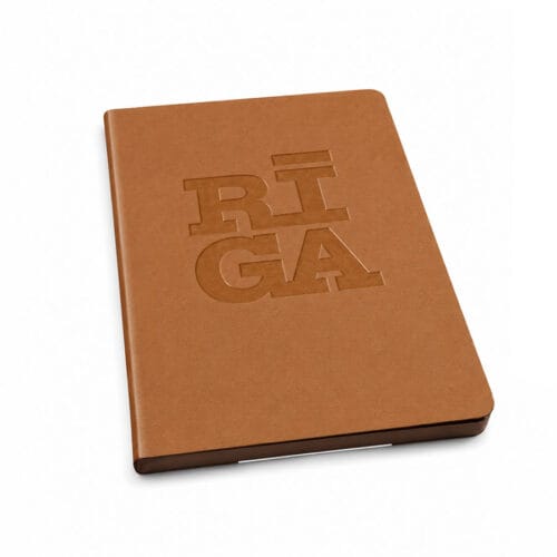 Piezīmju grāmata riga original® a5, brūna