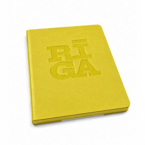 Piezīmju grāmata riga original® a5, dzeltena