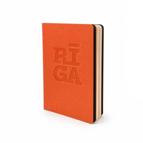 Piezīmju grāmata riga original® a5, oranža