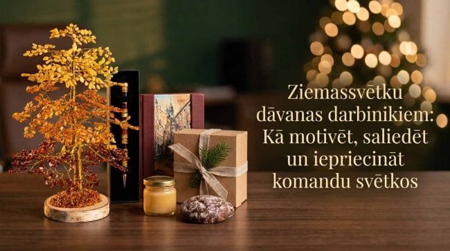 Ziemassvētku dāvanas darbiniekiem: kā motivēt, saliedēt un iepriecināt komandu svētkos