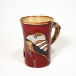 Ceramic Mug, Bird Theme, Red, 300 ml
