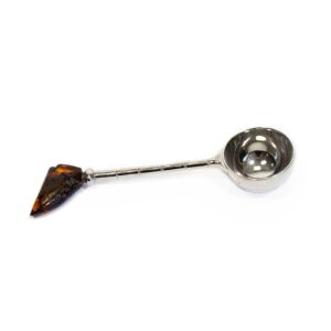 Coffee spoon with amber