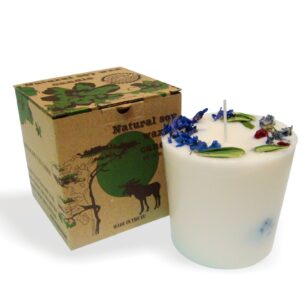 Aromatic soy wax candle, lavender, 350 ml