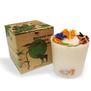 Aromatic soy wax candle, cinnamon with orange, 350 ml