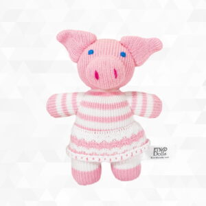 Kids toy - piggy girl, 18 cm