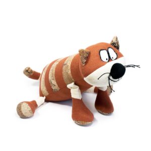 Soft toy - striped cat, big