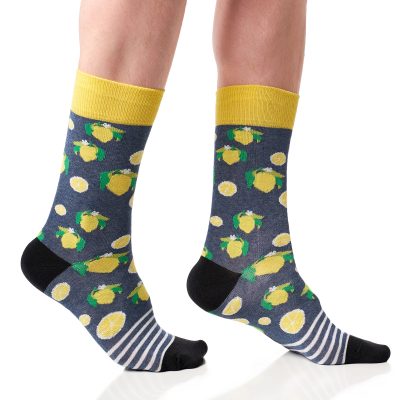 Cotton socks - le mon, size 39-42