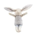 Kids Toy - Beige Bunny in Colorful Costume, 28 cm