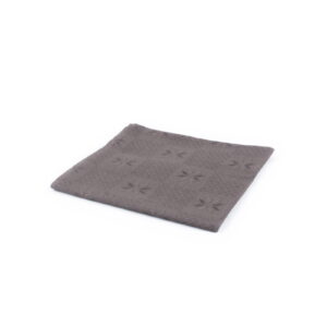 Linen napkin set with morning star symbols, brown, 6 pcs