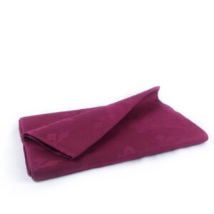 Linen tablecloth with rose motif, pink magenta, 145x200 cm