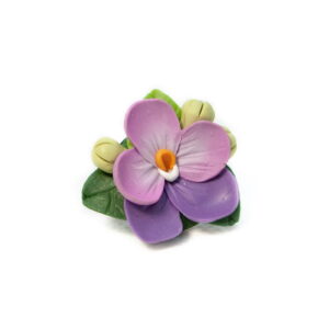 Flower brooch – pansy