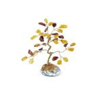 Amber Money Tree on Stone, 10 cm