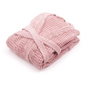 Linen bathrobe, pink