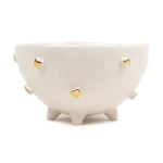 Ceramic Bowl “Gold Cubes”, ⌀ 16.5 cm