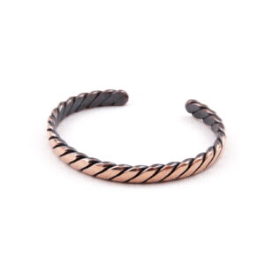 Twisted copper bracelet