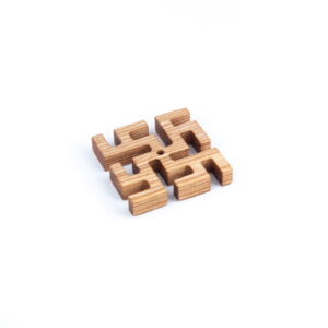 ethnographic-fire-cross-side-v1-17277 Latvian ethnographic symbol - the cross of fire, 7 cm