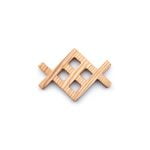 Latvian Ethnographic Symbol - Meteņa Sign, 7 cm