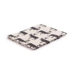 Linen Kitchen Towel with Deers, 47x70 cm