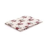 Linen Kitchen Towel with Owls, 47x70 cm