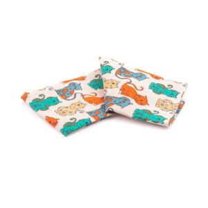 kitchen-towel-liab-10 Linen kitchen towel with colorful cats, 47x70 cm